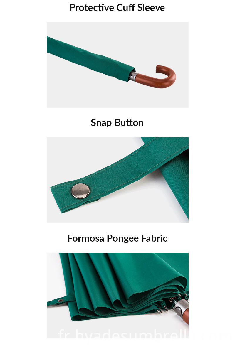 Parapluie pliant Classic Plain Colour 2 Classic Plain Color 2 Section Folding Umbrella